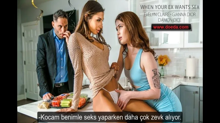 eski sevgilisiyle karisinin cekismesine sikerek mudahale etti.jpg
