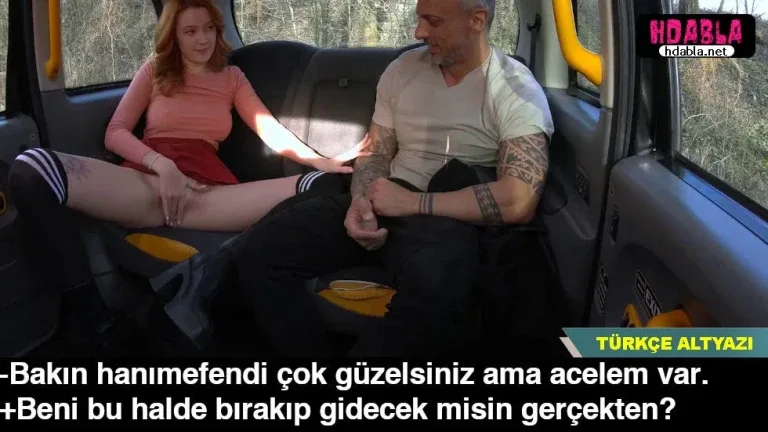 kadin taksici kasli italyan erkegi goruce arka koltukta bacaklari ayirdi.webp