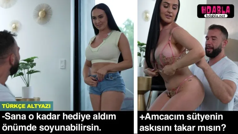 kizimin arkadasina begendigi pahali ic camasirini hediye ettim onumde denedi.jpg