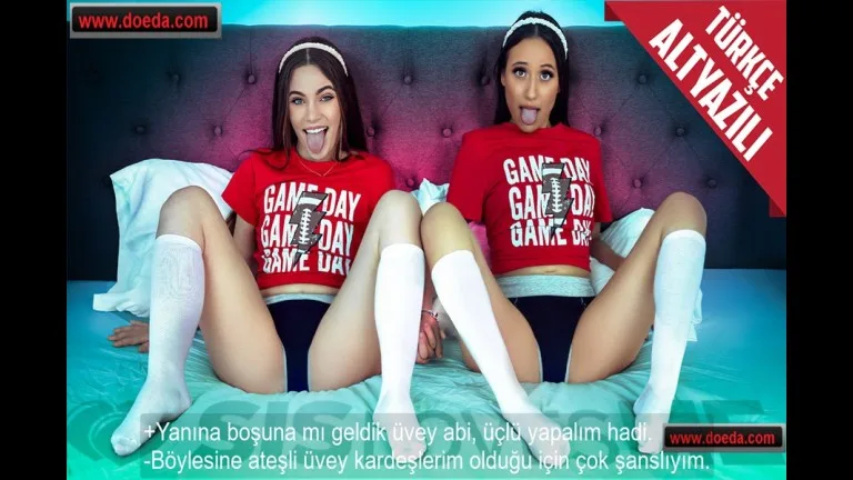 ziyarete gelen uvey kardesler evde kimse olmadigi icin uclu denemek istedi.jpg