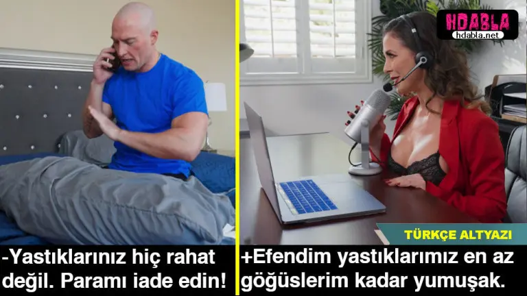 aldigi yastiklardan memnun kalmayan adam musteri hizmetlerini aradi.jpg
