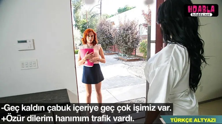 sekreter kiz kovulmamak icin lezbiyen patronun amini yaladi.jpg