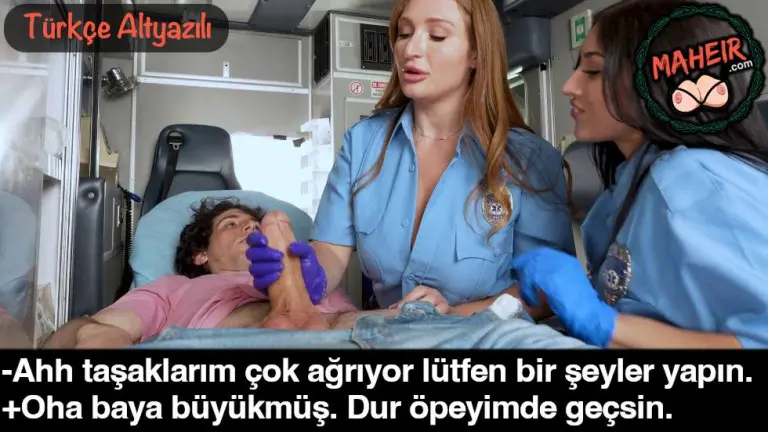 ambulans hemsireleri agriyan tasaklari yalayarak tedavi etti.jpg